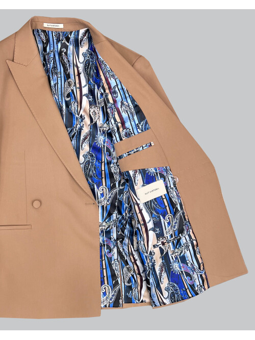 SUIT SARTORIA AÇIK KAHVERENGİ KRUVAZE TAKIM ELBİSE 2773