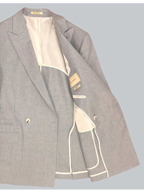 SUIT SARTORIA BLUE LINEN JACKET 4453