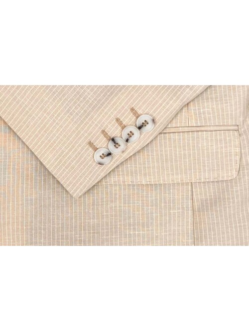 SUIT SARTORIA BEJ KETEN CEKET 4453