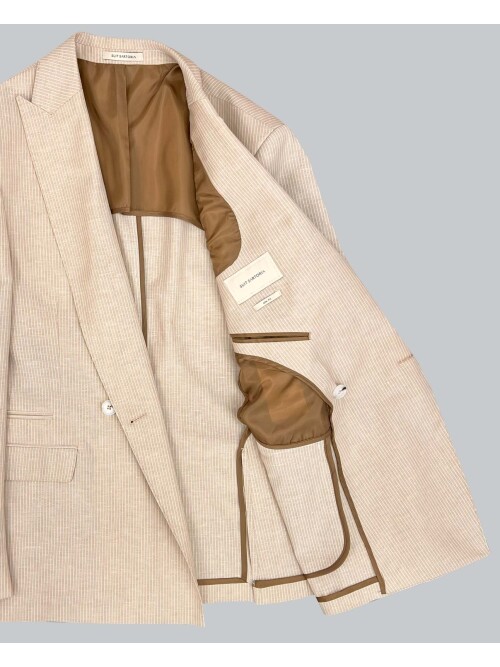 SUIT SARTORIA BEJ KETEN CEKET 4453