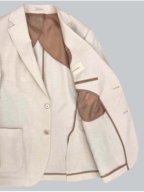SUIT SARTORIA BEIGE LINEN JACKET 4455
