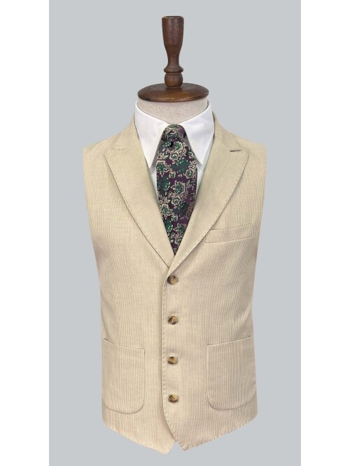 SUIT SARTORIA BEJ KETEN TAKIM ELBİSE 2675