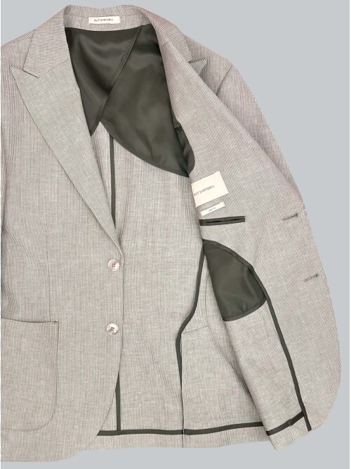 SUIT SARTORIA YEŞİL KETEN TAKIM ELBİSE 2675