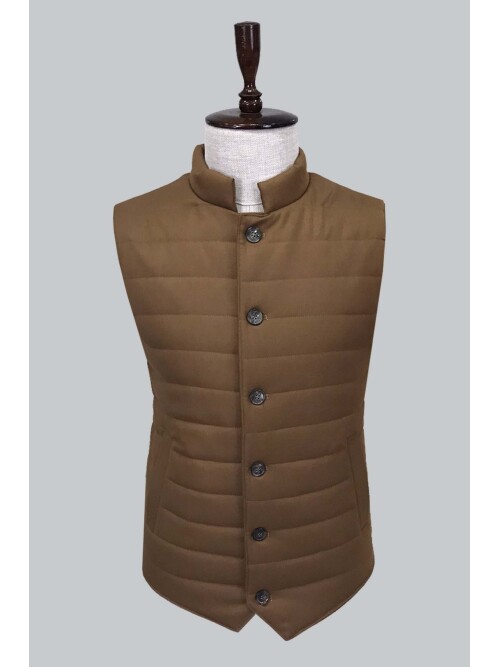 SUIT SARTORIA LIGHT BROWN VEST 7051