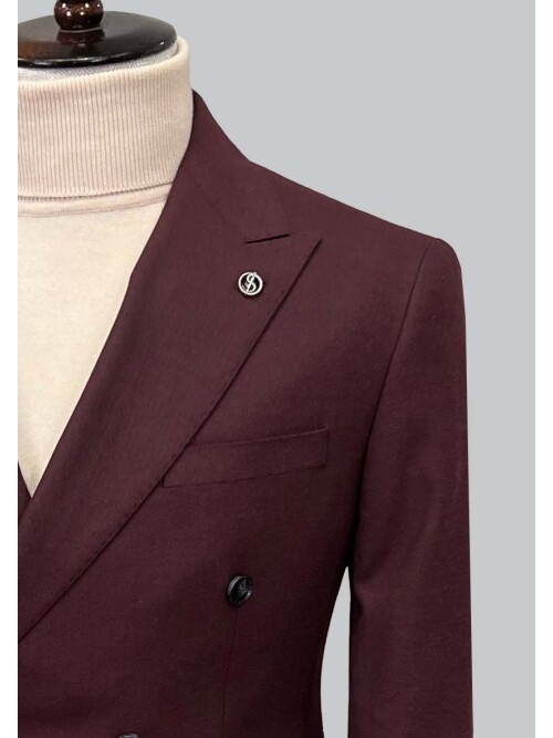 SUIT SARTORIA CLARET RED JACKET 4533