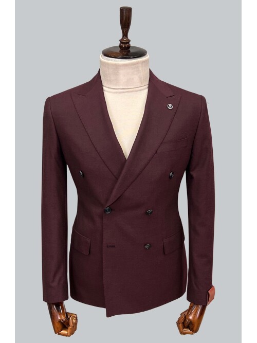 SUIT SARTORIA CLARET RED JACKET 4533