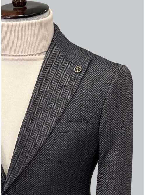 SUIT SARTORIA NAVY BLUE JACKET 4534