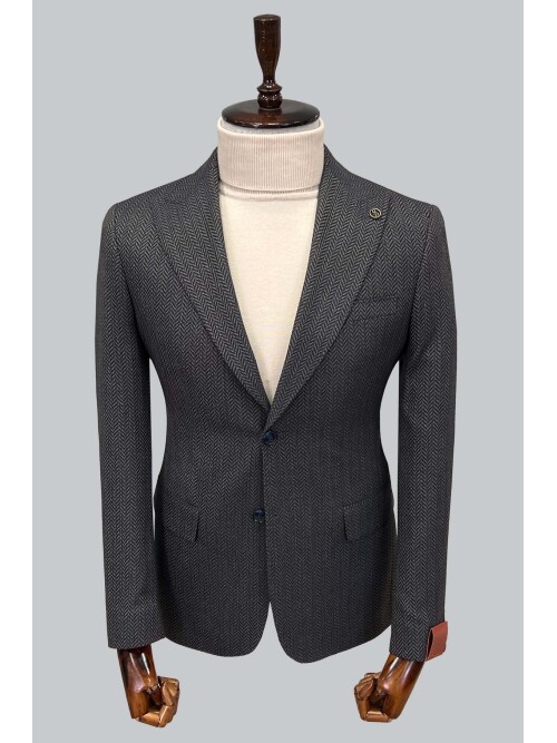 SUIT SARTORIA NAVY BLUE JACKET 4534