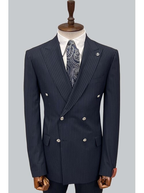 SUIT SARTORIA LACİVERT KRUVAZE TAKIM ELBİSE 2569