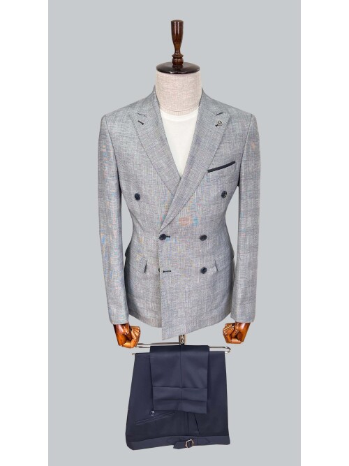 SUIT SARTORIA LACİVERT KETEN TAKIM ELBİSE 2617