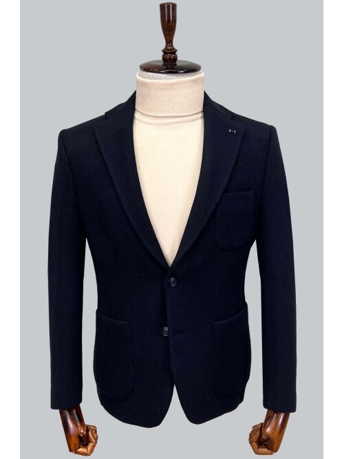 SUIT SARTORIA NAVY BLUE JACKET 4373