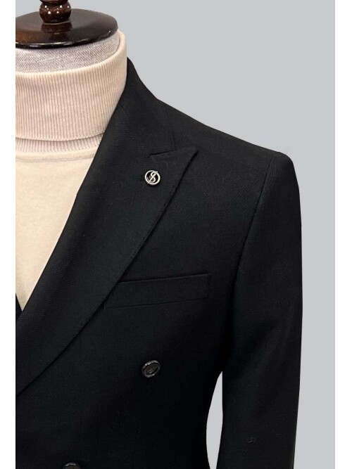 SUIT SARTORIA BLACK JACKET 4533