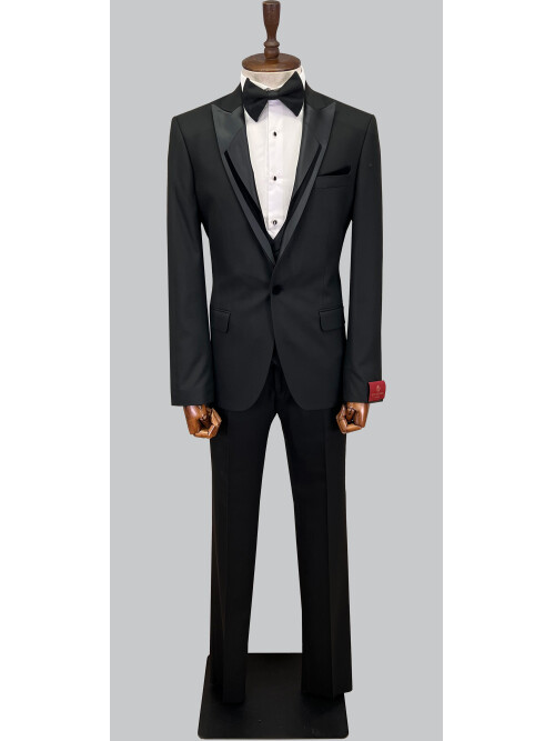 SUIT SARTORIA BLACK TUXEDO 5062