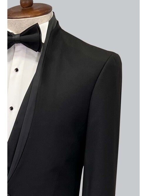 SUIT SARTORIA BLACK TUXEDO 5583