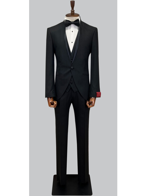 SUIT SARTORIA BLACK TUXEDO 5583
