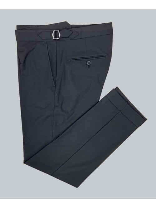 SUIT SARTORIA BLACK LINEN SUIT 2617