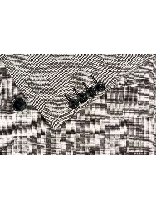 SUIT SARTORIA BLACK LINEN SUIT 2617