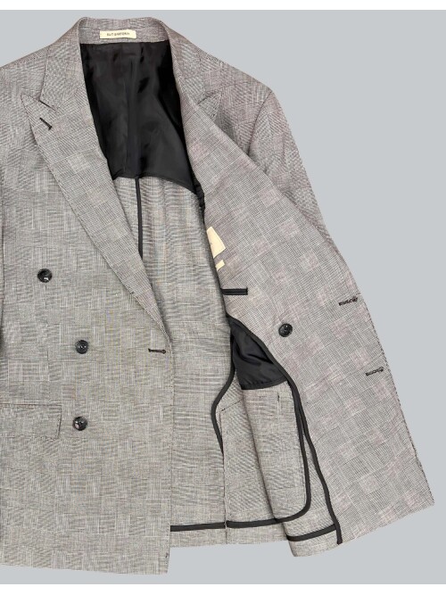 SUIT SARTORIA BLACK LINEN SUIT 2617