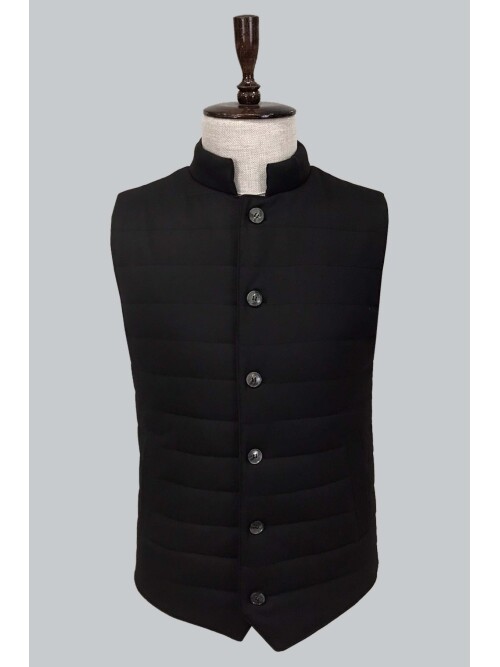 SUIT SARTORIA BLACK VEST 7051