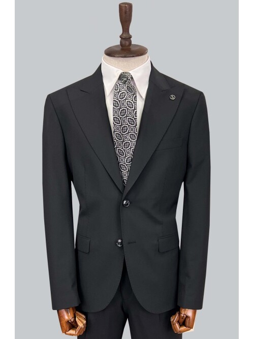 SUIT SARTORIA SİYAH YÜN TAKIM ELBİSE 2620