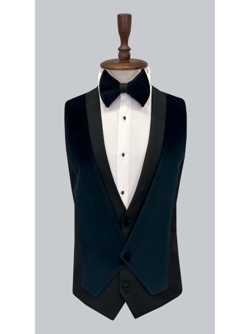 SUIT SARTORIA GREEN VELVET TUXEDO 5580