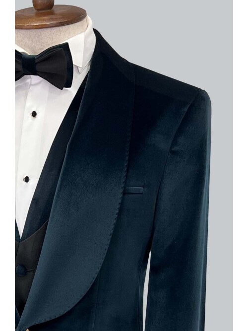 SUIT SARTORIA YEŞİL KADİFE DAMATLIK 5581