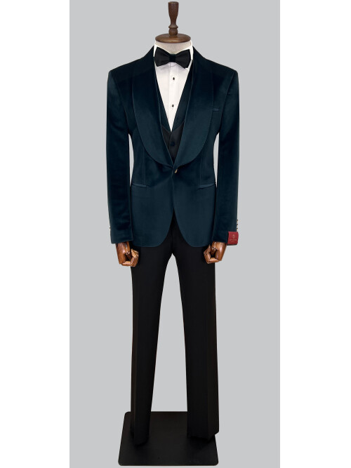 SUIT SARTORIA YEŞİL KADİFE DAMATLIK 5581
