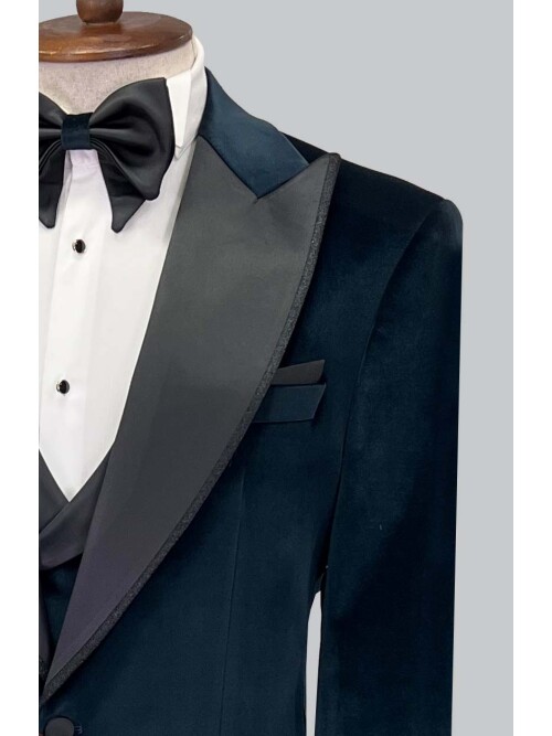 SUIT SARTORIA YEŞİL KADİFE DAMATLIK 5582