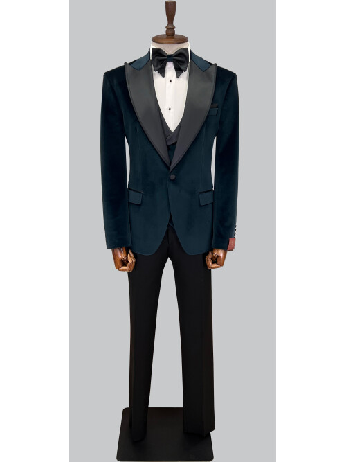 SUIT SARTORIA YEŞİL KADİFE DAMATLIK 5582