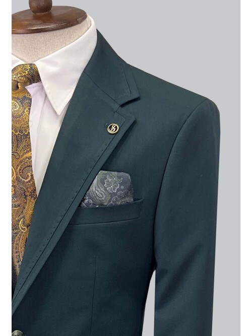 SUIT SARTORIA GREEN SUIT 2596