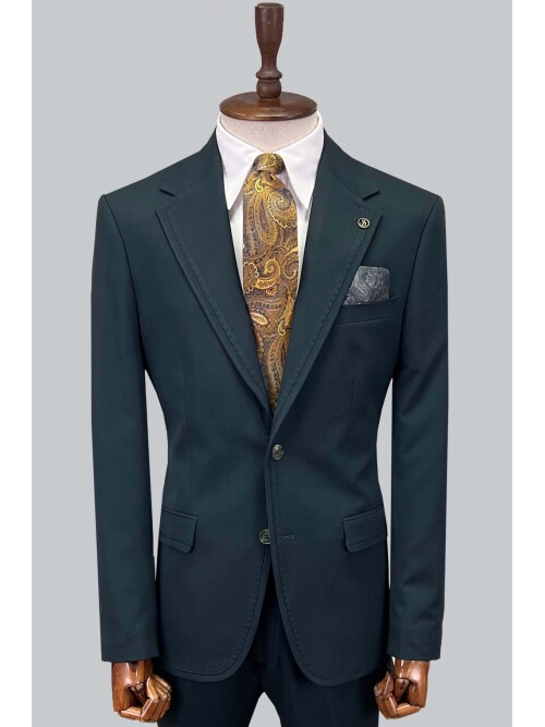 SUIT SARTORIA GREEN SUIT 2596