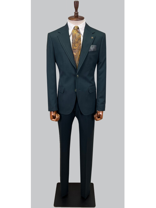 SUIT SARTORIA GREEN SUIT 2596