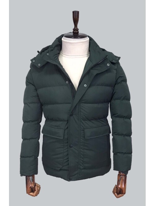 YEŞİL KAPİŞONLU MONT 8092