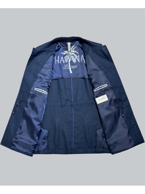 SUIT SARTORIA LACİVERT KETEN CEKET 4624