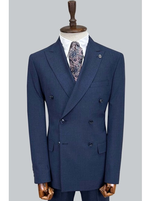 SUIT SARTORIA LIGHT BLUE DOUBLE BREASTED SUIT 2001/16