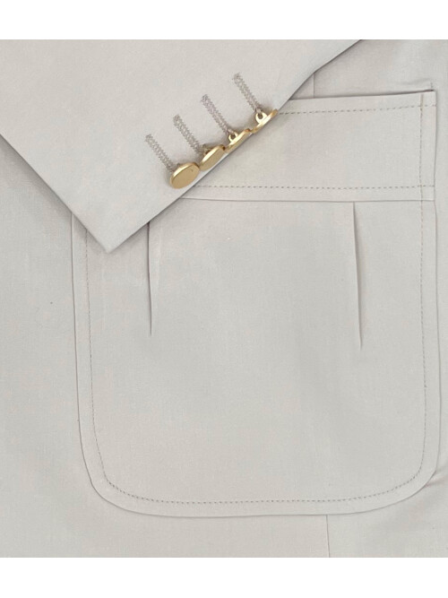 SUIT SARTORIA BEIGE DOUBLE BREASTED SUIT 2802