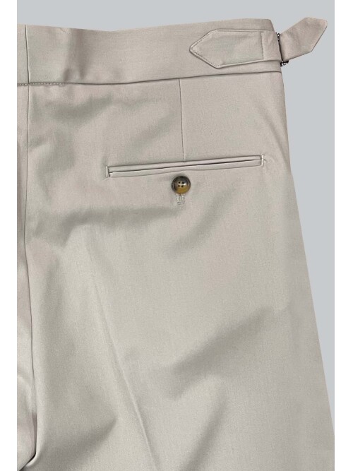 SUIT SARTORIA BEIGE SINGLE PLEATED TROUSERS 1125