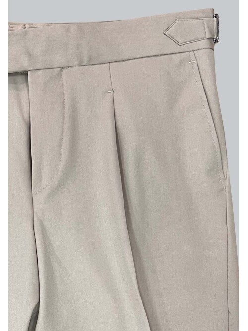 SUIT SARTORIA BEIGE SINGLE PLEATED TROUSERS 1125