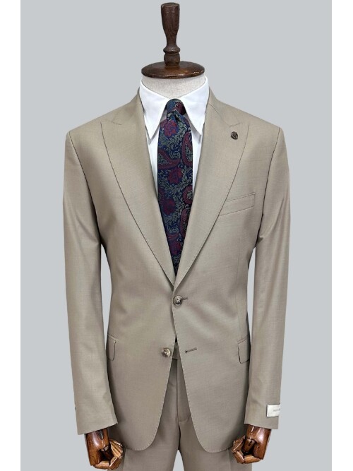 SUIT SARTORIA BEIGE WOOL SUIT 2000/37