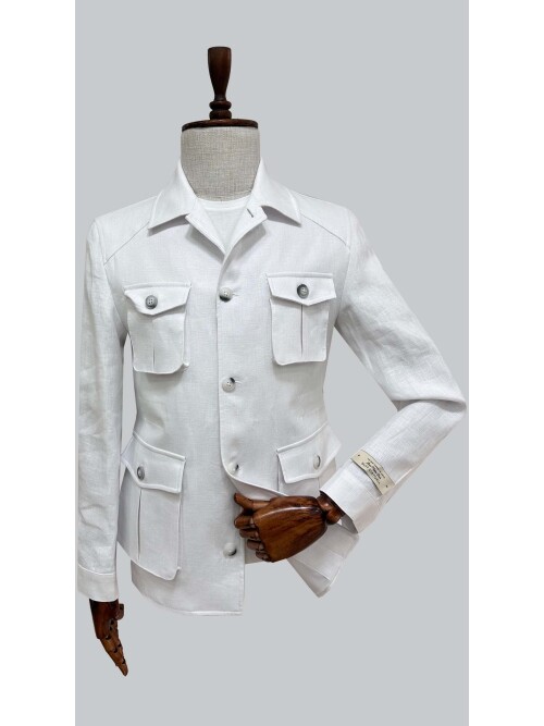 SUIT SARTORIA BEYAZ KETEN CEKET 4624