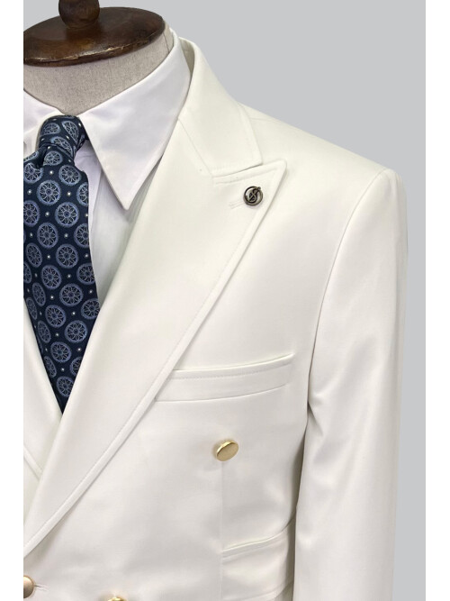 SUIT SARTORIA BEYAZ KRUVAZE TAKIM ELBİSE 2802