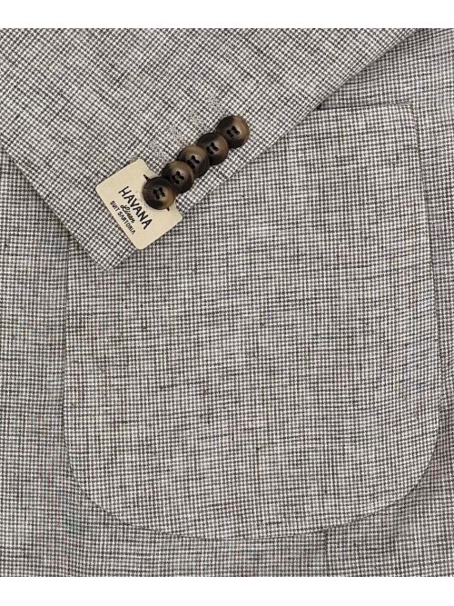 SUIT SARTORIA KAHVERENGİ KETEN CEKET 4620