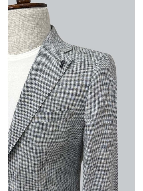 SUIT SARTORIA GREEN LINEN JACKET 4620