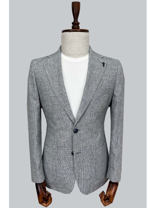 SUIT SARTORIA GREEN LINEN JACKET 4620