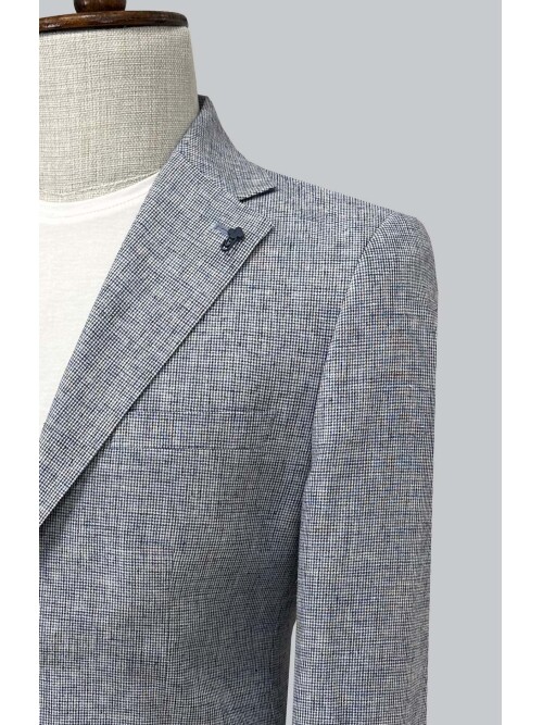 SUIT SARTORIA MAVİ KETEN CEKET 4620