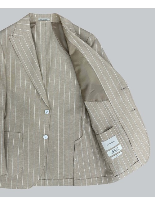 SUIT SARTORIA ÇİZGİLİ BEJ KETEN CEKET 4599