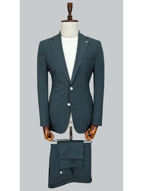 SUIT SARTORIA STRIPED KHAKI SPORTS SUIT 2001/30