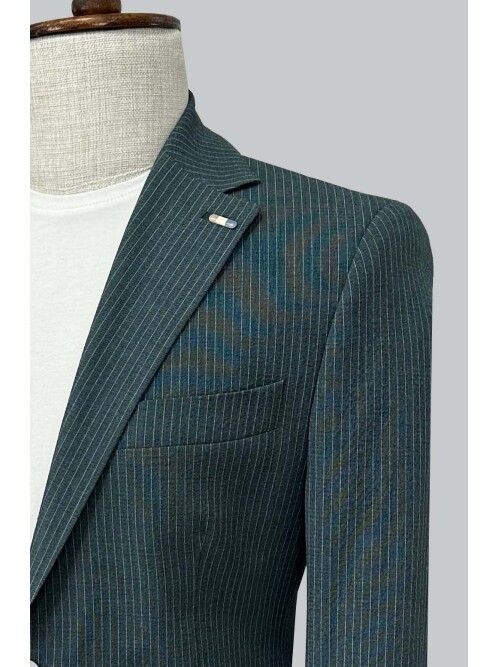 SUIT SARTORIA STRIPED KHAKI SPORTS SUIT 2001/30