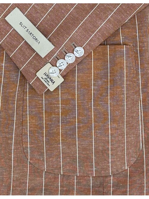 SUIT SARTORIA ÇİZGİLİ KETEN CEKET 4599