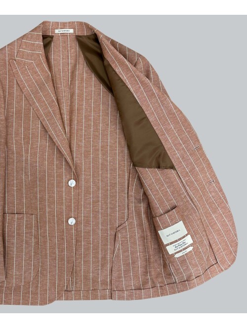 SUIT SARTORIA ÇİZGİLİ KETEN CEKET 4599